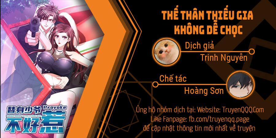 Thế Thân Thiếu Gia Không Dễ Chọc Chương 3 Trang 1