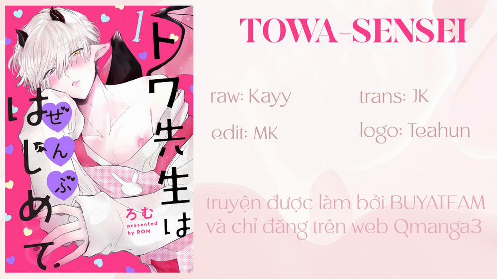 Towa sensei Chương 1 Trang 1