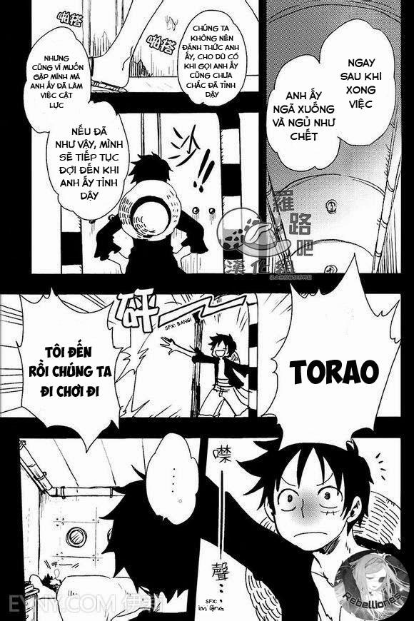 Trafalgar wa Gomugomu no Yume o Miru ka (One Piece) Chương Oneshot Trang 3