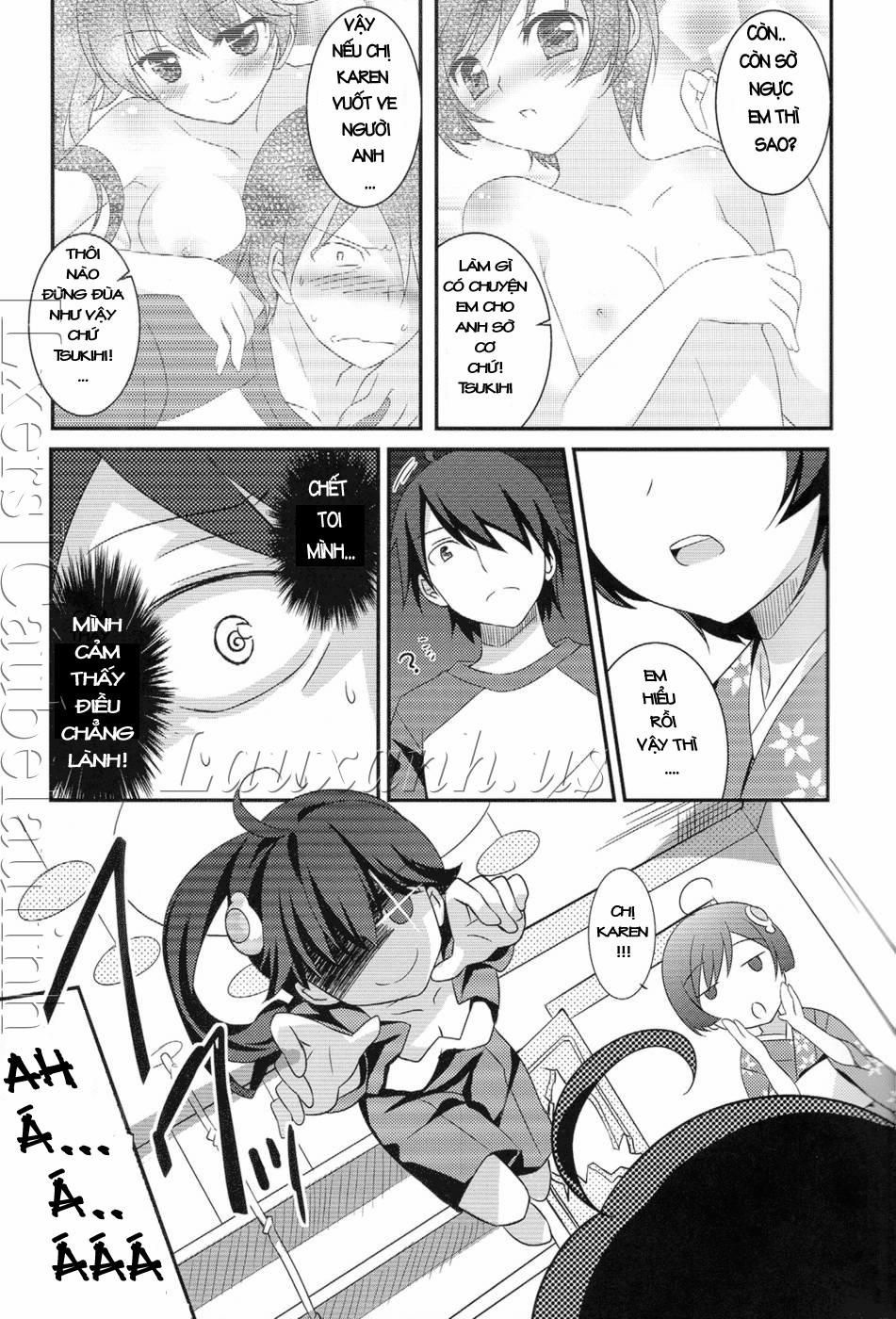 Tsukihi Karen and I Fight Too Much (Bakemonogatari) Chương Oneshot Trang 6