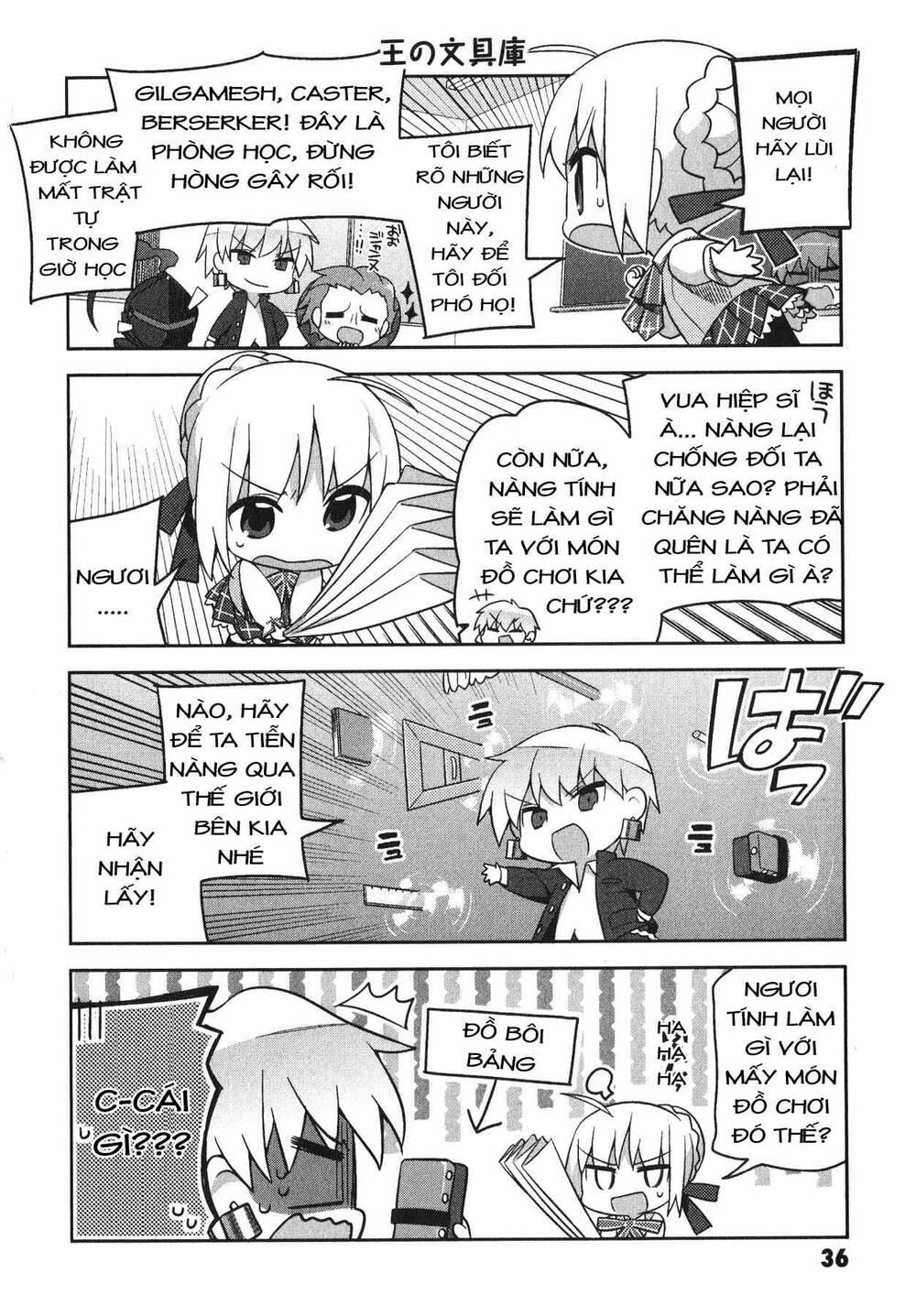 Type-Moon Gakuen – Chibi Chuki! Chương 2 Trang 14