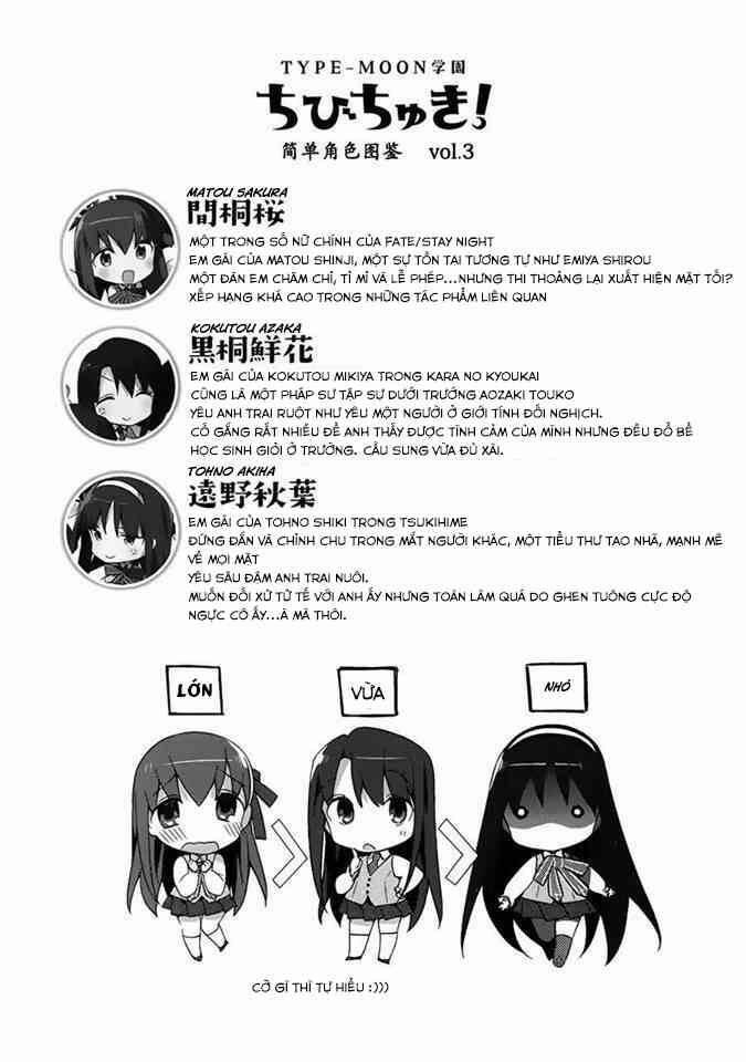 Type-Moon Gakuen – Chibi Chuki! Chương 2 Trang 18