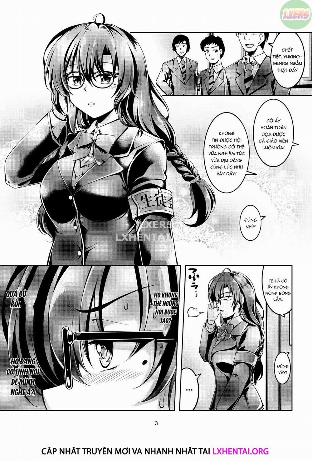 Uraaka Liver Take 1 Kyouhaku! Kouochi Seitokaichou -Yukino Kanami- Chương Oneshot Trang 11