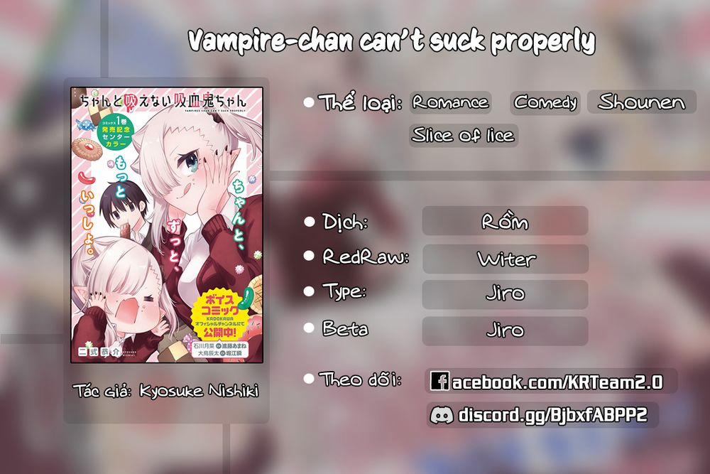 Vampire-Chan Can’t Suck Properly Chương 18 Trang 1