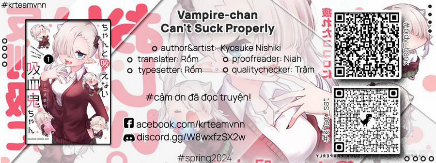 Vampire-Chan Can’t Suck Properly Chương 34 Trang 13