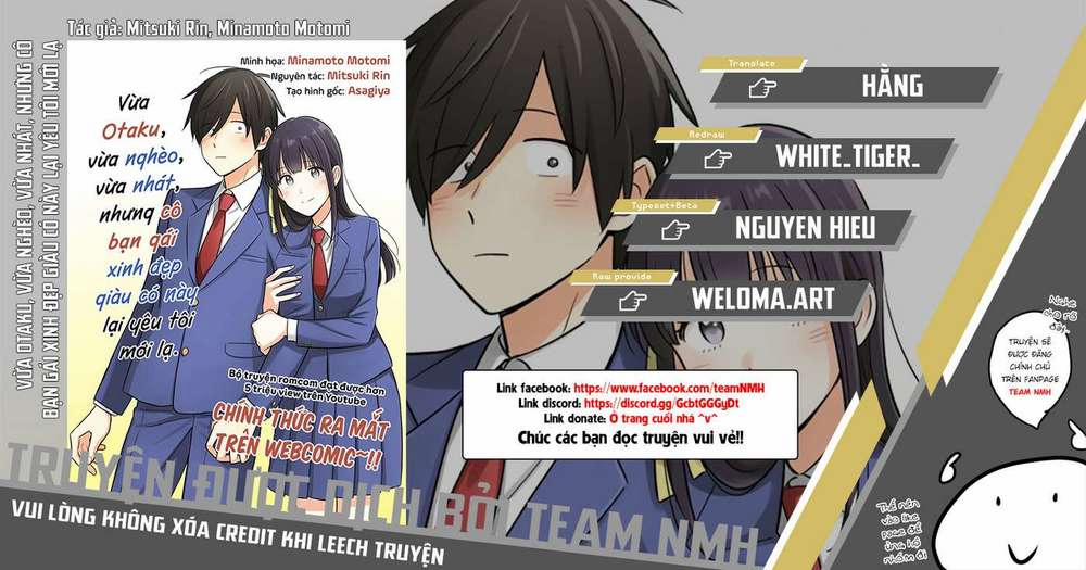 Vừa Otaku, Vừa Nghèo, Vừa Nhát, Nhưng Cô Bạn Gái Xinh Đẹp Giàu Có Này Lại Yêu Tôi Mới Lạ Chương 1 Trang 1